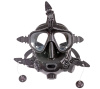 Маска полнолицевая FanDiver F22 (черный силикон; black)